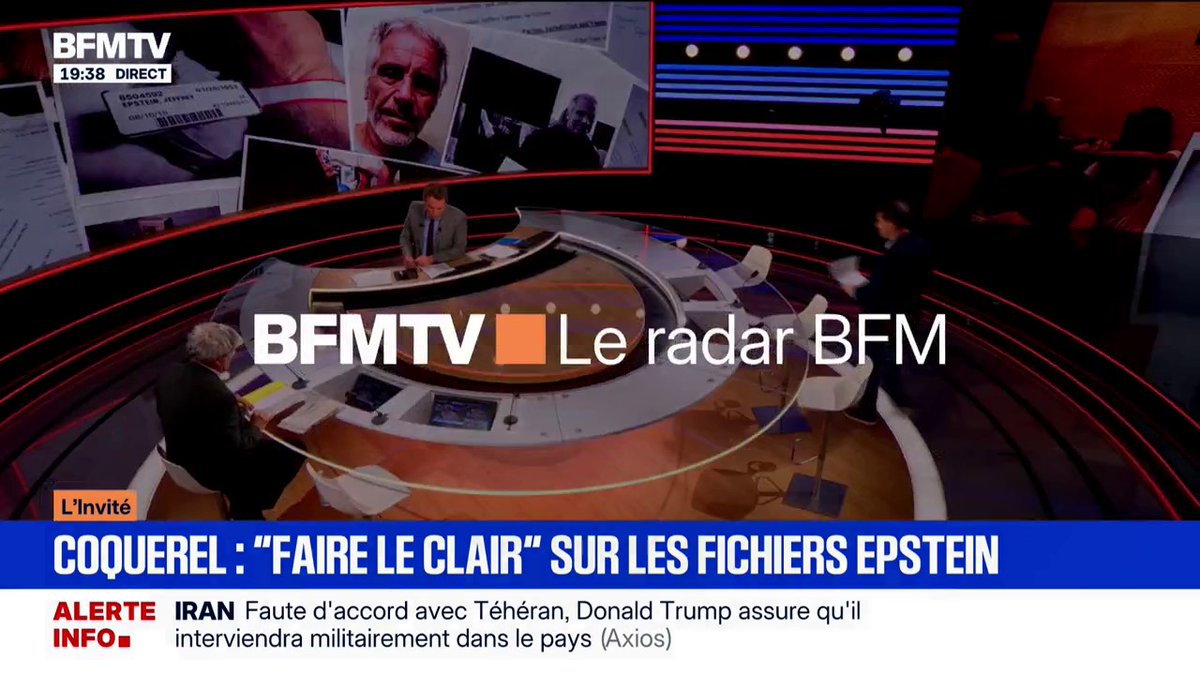LE RADAR BFM - Fichiers Epstein: Mathilde Panot pointe des liens entre le criminel sexuel et le RN