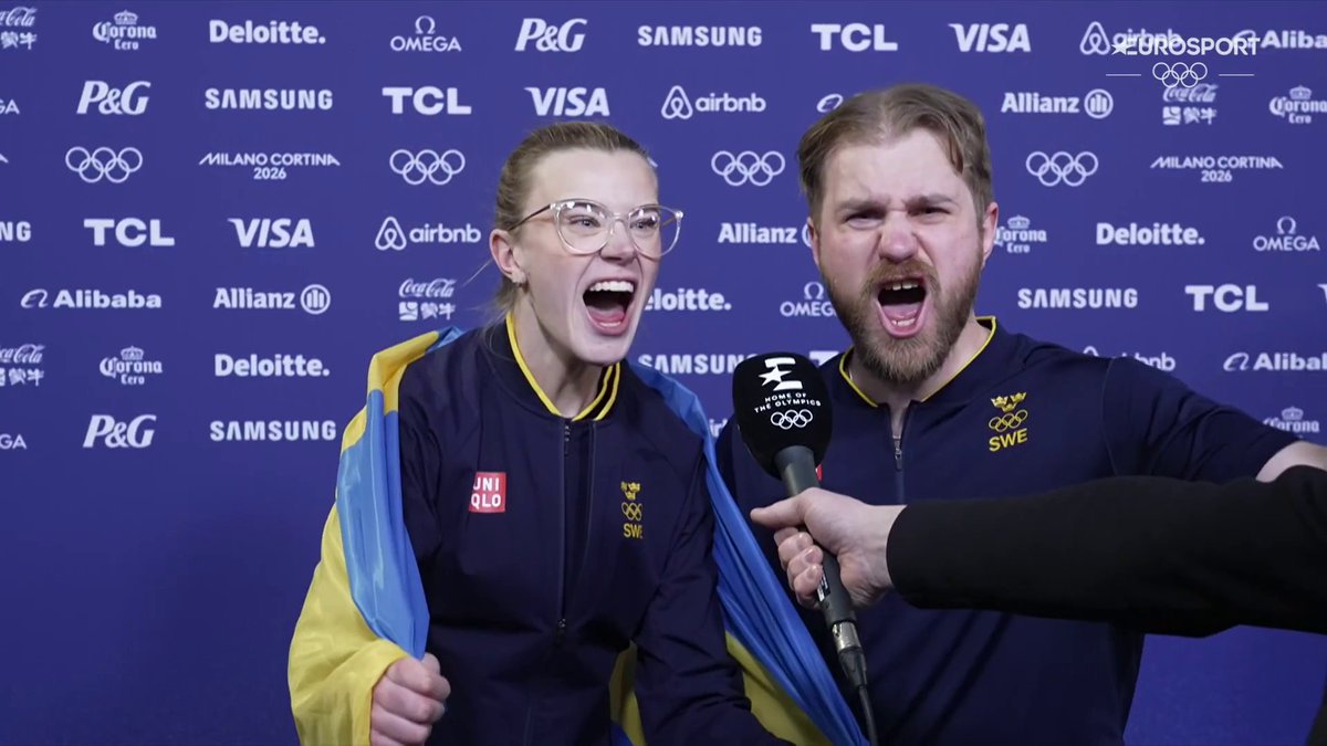 "Jag kan typ inte tro det, det är helt otroligt!" Hör Isabella och Rasmus Wranå efter OS-guldet 🥇🇸🇪 📲 Streama hela OS i Milano Cortina 2026 på HBO Max och se det bästa på Eurosport 1.
