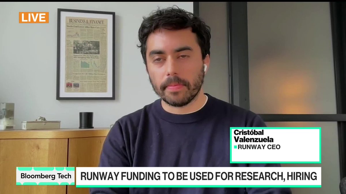 Runway CEO Cristóbal Valenzuela discussed the company's recent $315 million funding round, which values the AI startup at $5.3 billion. The new capital will be allocated toward expanding compute resources and hiring top talent to accelerate