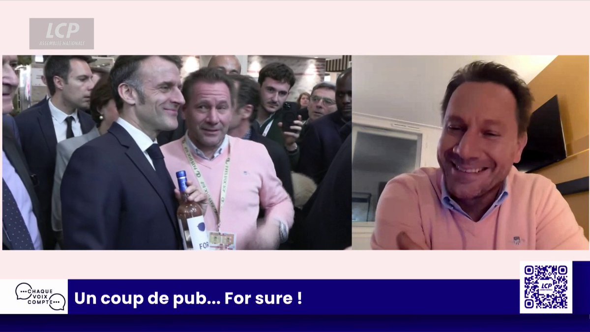 Vianney Castan revient sur sa cuvée "For sure" offerte au Président qui part d'une proposition d'une de ses collaboratrices : "on va le faire, on va le mettre en bouteille, on va le vendre et on va aller emmerder les Américains avec". #ChaqueVoix