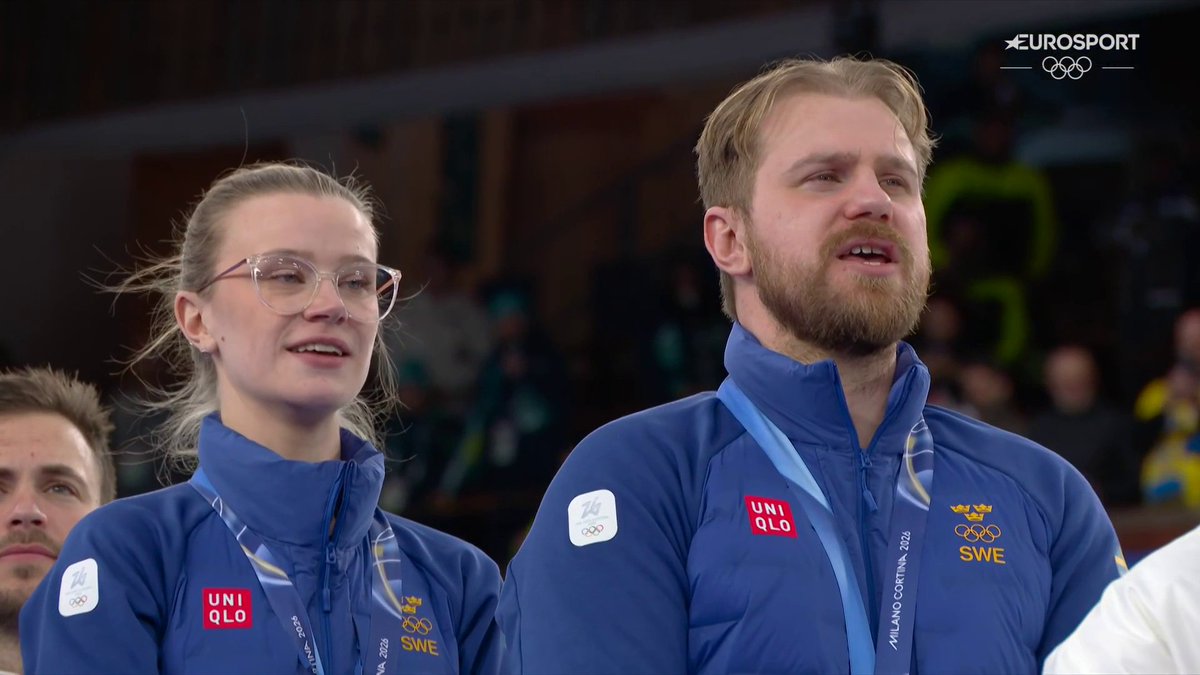 Nationalsången efter OS-GULDET! 🇸🇪 📲 Streama hela OS i Milano Cortina 2026 på HBO Max och se det bästa på Eurosport 1.