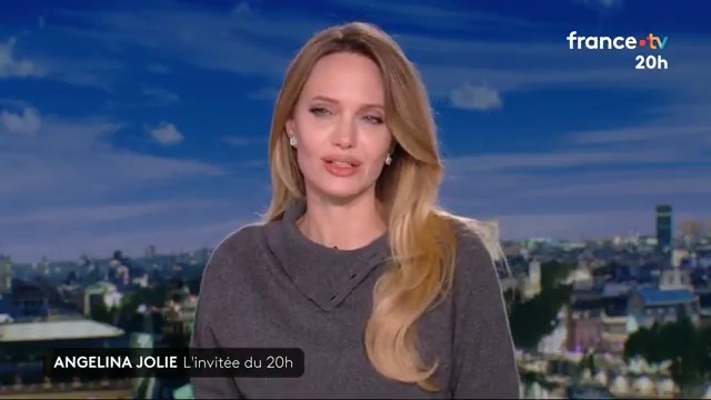 ⭐️🎬 "Je n'ai voulu présenter une image de perfection" Angelina Jolie est l'invitée exceptionnelle du #JT20h à l'occasion de la sortie du film (français) "Coutures".