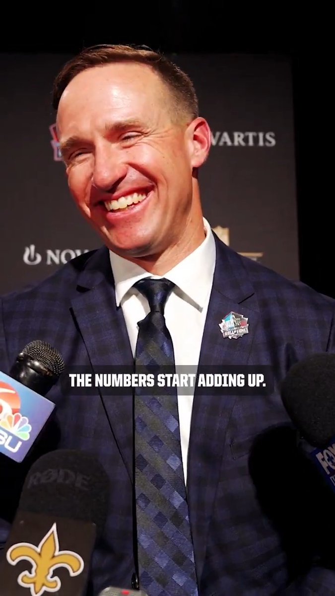 When did Drew Brees realize the Hall of Fame was a possibility? 📈 Drew Brees | Pro Football Hall of Fame
