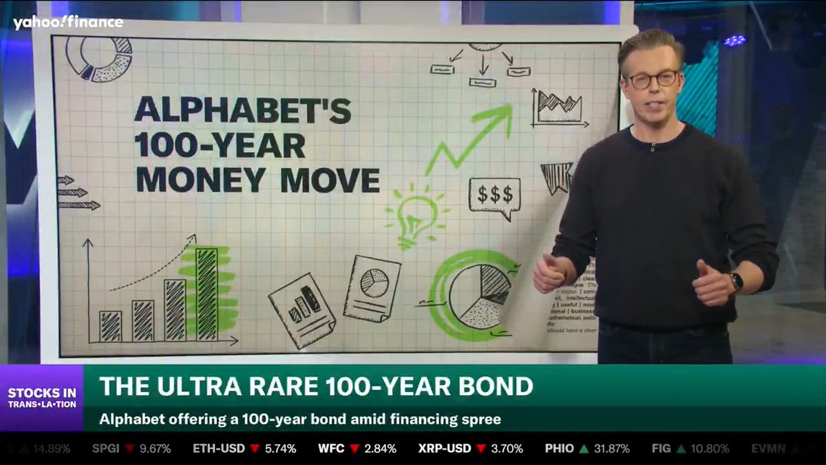 Google's parent company, Alphabet, plans to issue tech's first 100-year bond since the dot-com era. Here's why: