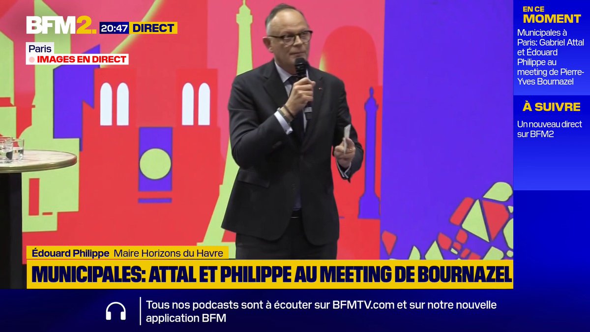Municipales: "Une campagne c’est un candidat, un programme et une liste. Et le reste c’est du commentaire. Des commentaires psychologiques, tactiques, stratégiques qui ont l'inconvénient majeur d'emmerder totalement les électeurs", affirme Édouard Philippe #BFM2