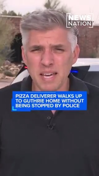 A pizza delivery worker was able to walk up to the front door of Nancy Guthrie's home without being stopped by police, according to NewsNation's Brian Entin: "People are just kind of shocked." More: