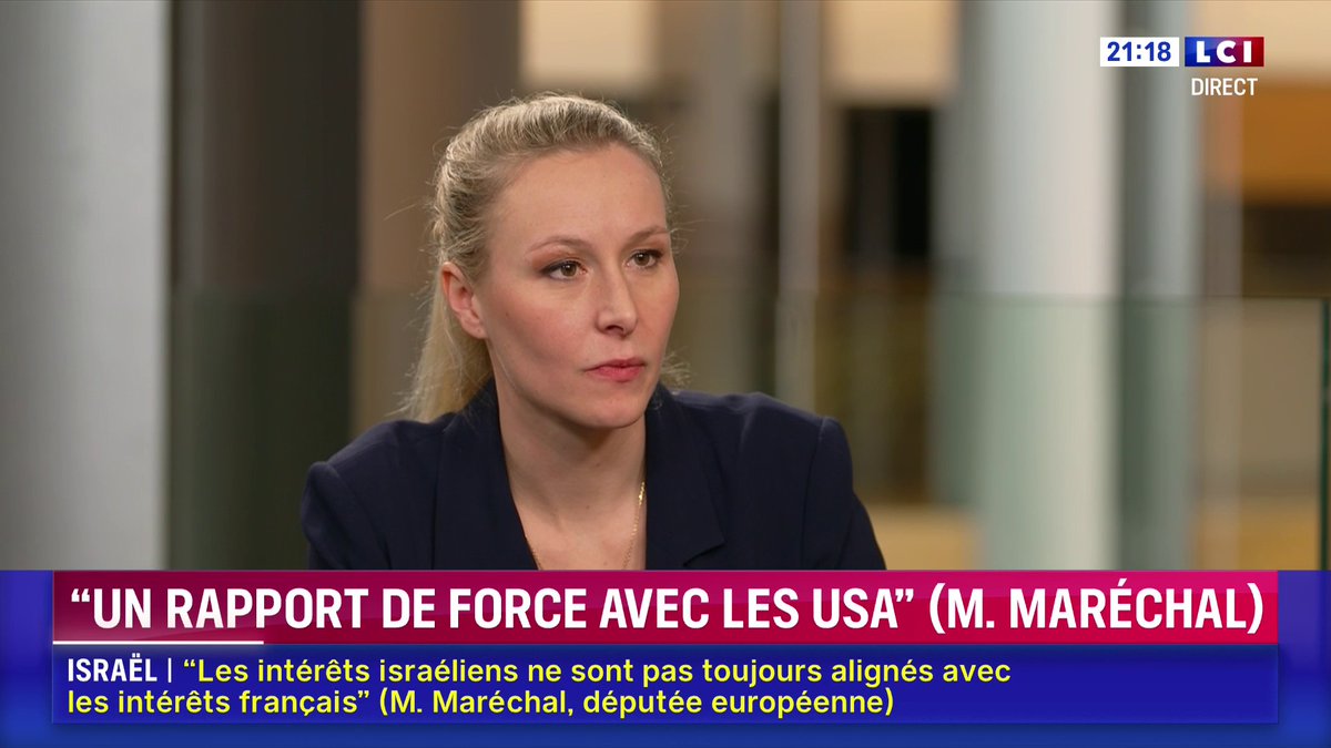 🗣️ "Je pense que Vance n'a pas la même relation avec la civilisation européenne que Trump... Je pense qu'il aime l'Europe" : Marion Maréchal interrogée par Darius Rochebin
