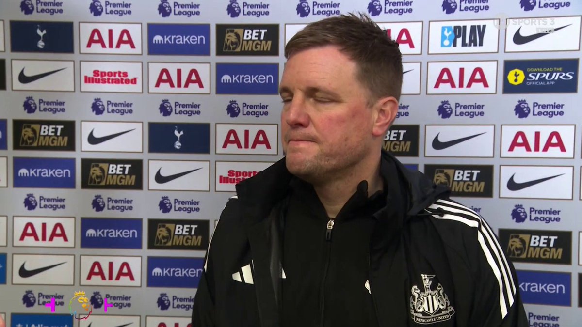 "We're still in there fighting" 💪 Eddie Howe was proud of his Newcastle side after their 2-1 victory away at Spurs. 📺 TNT Sports &amp; discovery+ UK