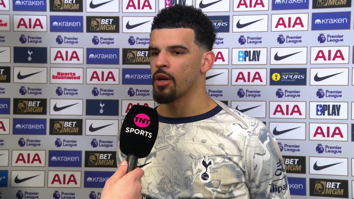"We don't want to be anywhere near the bottom of the table...but we know we can turn it around" 💪 Spurs striker Dom Solanke admits they're at the wrong end of the Premier League table but has faith in the squad to turn it around. 🎙️ Danny Jamieson | 📺 TNT Sports & discovery+ UK