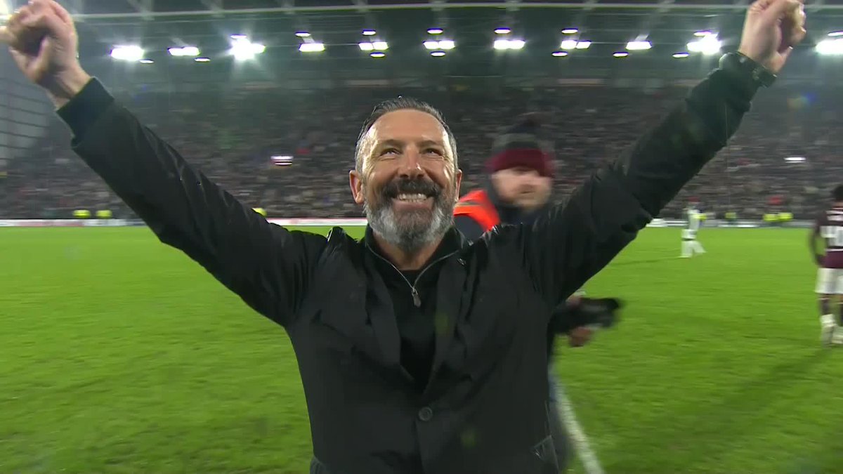 "Heart of Midlothian win the derby!" 🎙️ The reactions of Derek McInnes and his players says it all at full time 💜 𝑃𝑟𝑒𝑠𝑒𝑛𝑡𝑒𝑑 𝑏𝑦 SBK | 18+ | 𝑃𝑙𝑒𝑎𝑠𝑒 𝐺𝑎𝑚𝑏𝑙𝑒 𝑅𝑒𝑠𝑝𝑜𝑛𝑠𝑖𝑏𝑙𝑦