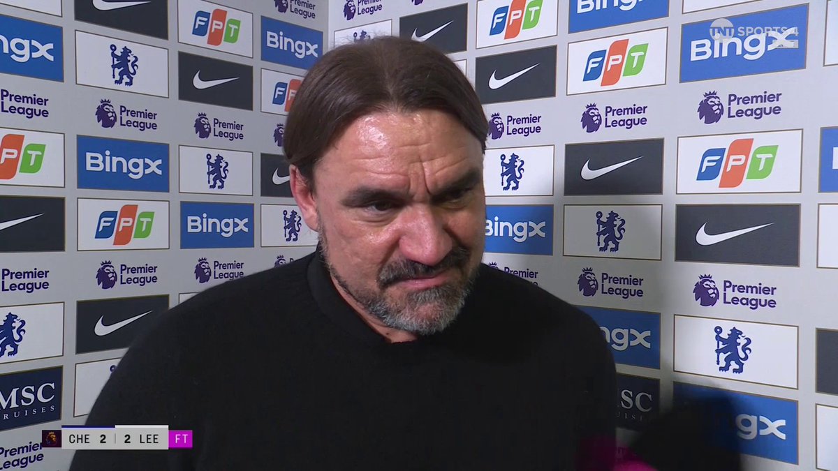 "We fought so hard for this point" Daniel Farke praises his Leeds players for their 'never say die' attitude... 🎙️ Olivia Buzaglo 📺 TNT Sports & discovery+ UK