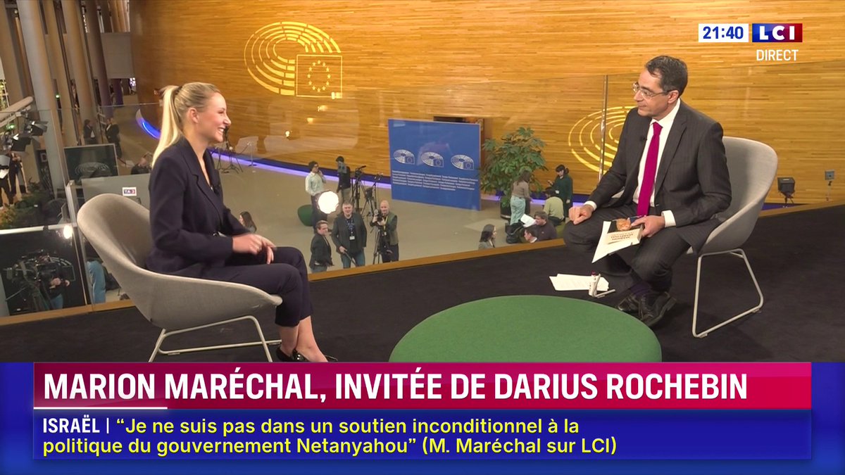 🗣️ Le personnage politique le plus cultivé ? "Jean-Luc Mélenchon". Le plus retors ? "Gérald DARMANIN" : Marion Maréchal répond à Darius Rochebin