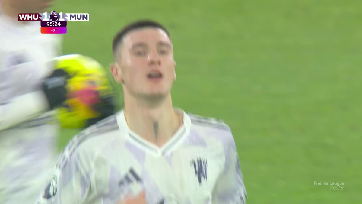 🔥👹 BENJAMIN SESKO Y EL EMPATE AGÓNICO DE MANCHESTER UNITED VS. WEST HAM. Qué lindo la empalmó. 😮‍💨