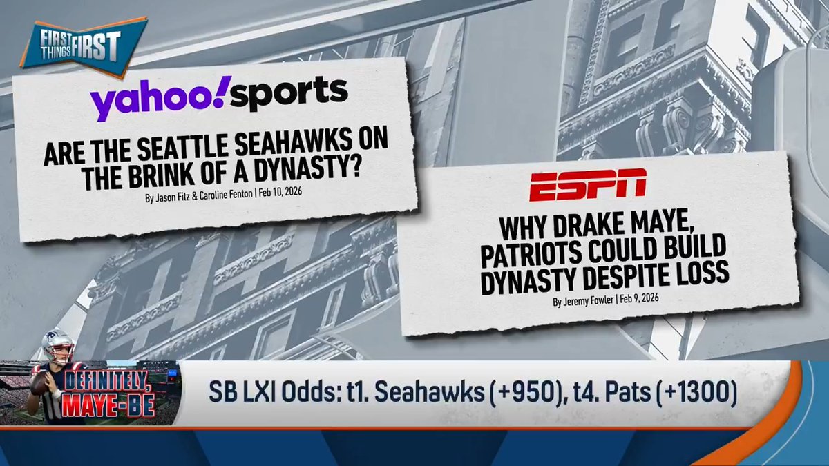 “If the Chiefs dynasty is over, then the odds are nobody… If I had to pick one team, the Patriots would not be my first draft pick… I put their dynasty chances around the same I put the Bears’.” nick wright explains: