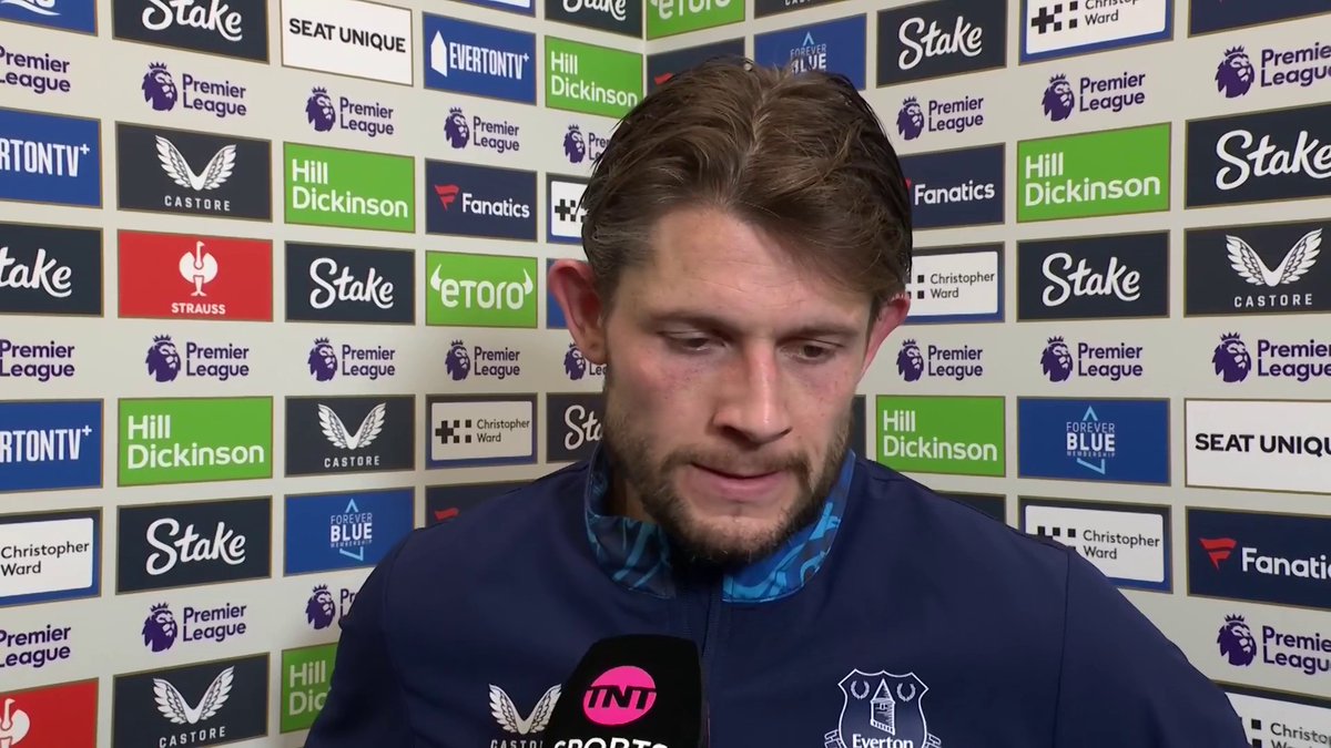 "It’s been a bit of a story here that we can’t seem to hold onto leads" 🤔 James Tarkowski on Everton’s struggles to see games out 🗣️ 🎙️ Matt Smith | 📺 TNT Sports & discovery+ UK