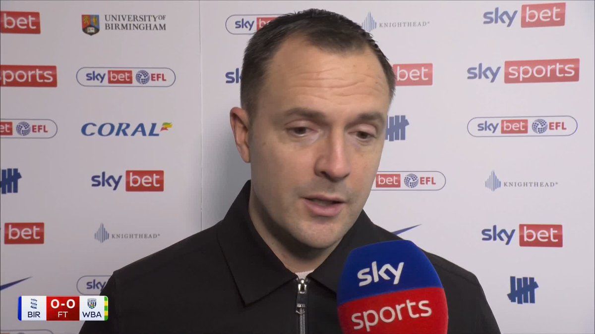 "The players are a little bit frustrated!" 😤 "If VAR was there, that would change it." 🎥 Chris Davies reacts to Birmingham’s late disallowed goal ❌
