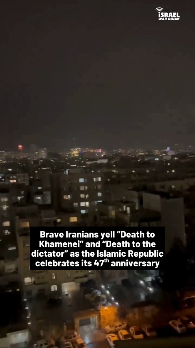 LISTEN: As the Islamic regime in Iran set off fireworks tonight to celebrate the 47th anniversary of the Islamic Republic's takeover of Iran, brave Iranians yell "Death to Khamenei" and "Death to the dictator." Doing so is punishable by death — but the people of Iran are desperate for freedom from the radical Islamic terror regime.
