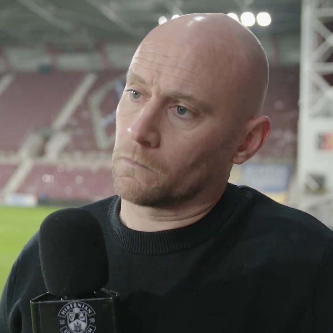 Hibs Head Coach David Gray speaks to 𝗛𝗶𝗯𝘀 𝗧𝗩 following our defeat at Tynecastle.