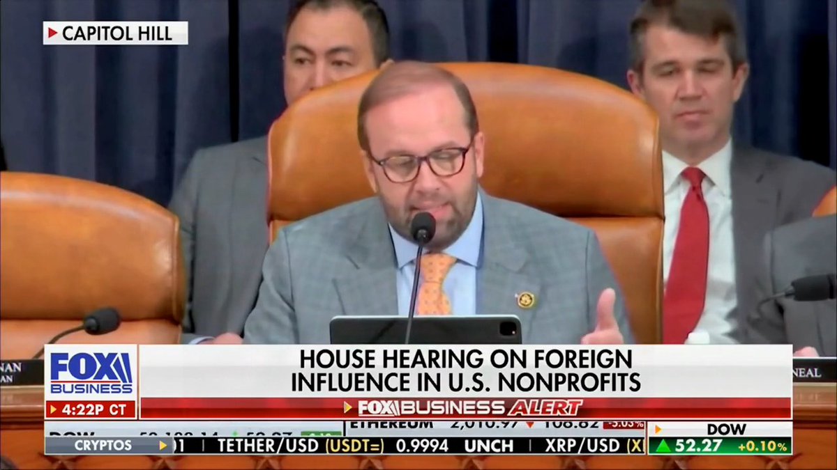 🚨 Communist China is exploiting our tax laws and using left-wing non-profits to sow chaos and promote a radical, anti-American agenda. Chairman Rep. Jason Smith is putting these groups on notice! WATCH ⬇️