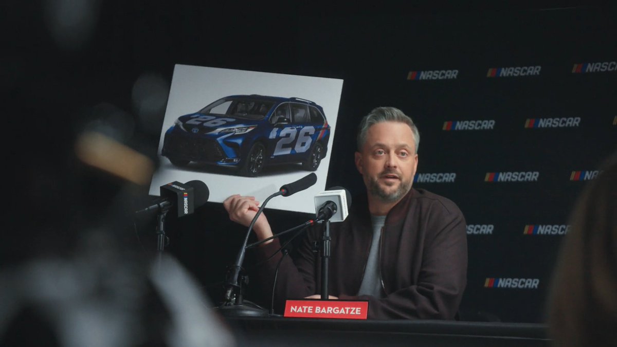 NAYTONA 500? NATESCAR? Let's chat about those things at the #DAYTONA500 Sunday, Nate Bargatze! #TheBreadwinnerMovie