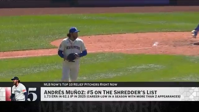 Andrés Muñoz is the No. 5 relief pitcher on MLB Now's #Top10RightNow.