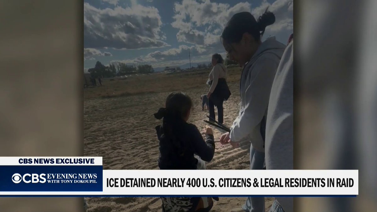 A 14-year-old girl, who is a U.S. citizen, told Matt Gutman she was detained and zip-tied during a large-scale raid on a rural Idaho horse racing event in October. On Tuesday, the ACLU sued local officials and the federal government over alleged excessive force, including against children. Authorities linked the event to cartel activity. More than 100 undocumented immigrants were detained. Five people face nonviolent gambling charges. DHS denied ICE agents zip-tied children.