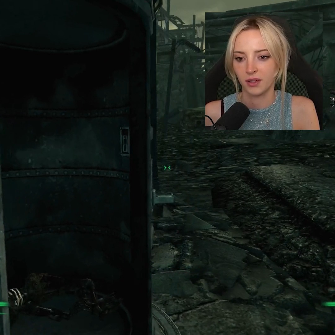 You can never hide from a Deathclaw 😭 bubbell ━ ☆ﾟ