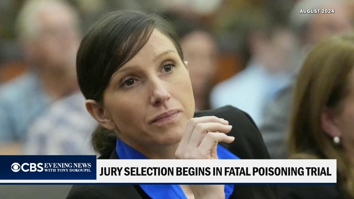Jury selection is underway in the trial of Utah mother Kouri Richins, who is accused of poisoning her husband with fentanyl in 2022. She later published a children’s book about grief. She has pleaded not guilty.
