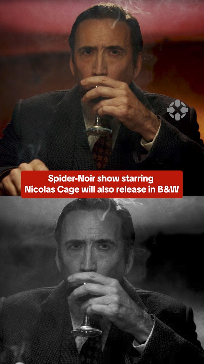 Spider-Noir, starring Nicolas Cage, will be released in both color and black & white!