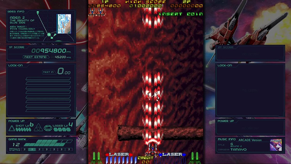 ゲーム性とストーリー性の両方を重視したSTGがあるんですよ。 レイフォースっていうんですけどね…。 #レイフォース
