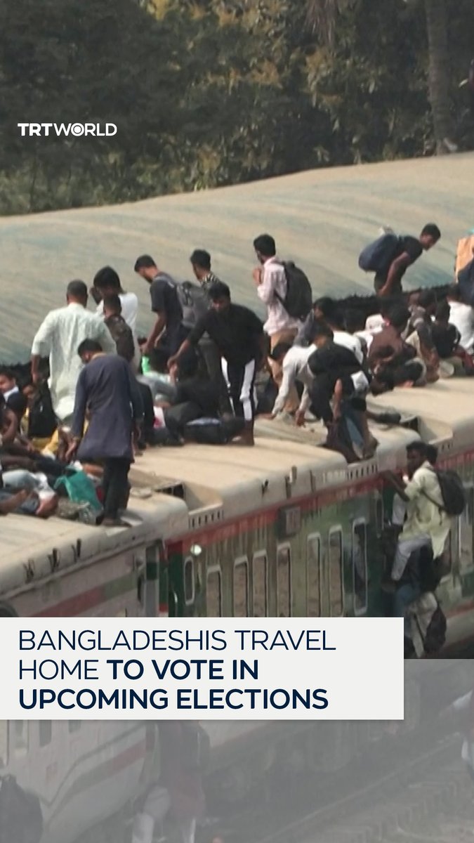 Thousands of Bangladeshi voters in Dhaka flocked onto trains to return to their hometowns ahead of the upcoming general elections. The February 12 vote will be the country’s first since former Prime Minister Sheikh Hasina was ousted in 2024