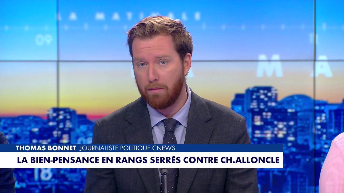 L'édito de Thomas Bonnet : «La bien-pensance en rangs serrés contre Charles Alloncle» dans #LaMatinale