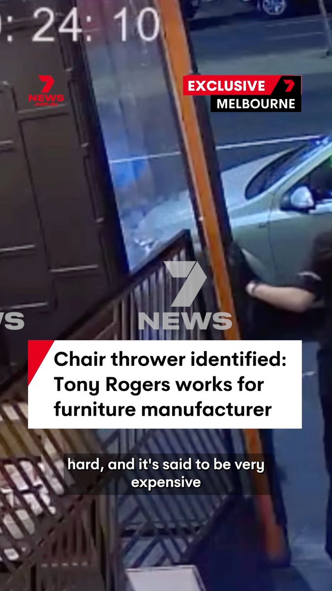 Police are set to fine the man responsible for throwing a chair which hit his mate outside a King Street strip club. Paul Dowsley #kingstreet #nightclub #chairthrow #melbourne