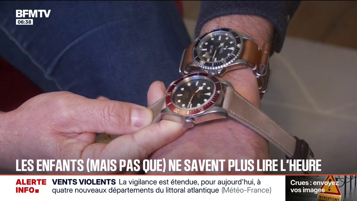 🚨🇫🇷🕒 ALERTE INFO ! DE PLUS EN PLUS DE COLLÉGIENS ET LYCÉENS NE SAVENT PLUS LIRE L’HEURE SUR UNE MONTRE À AIGUILLES 😨 "Je regarde mon téléphone pour avoir l’heure."