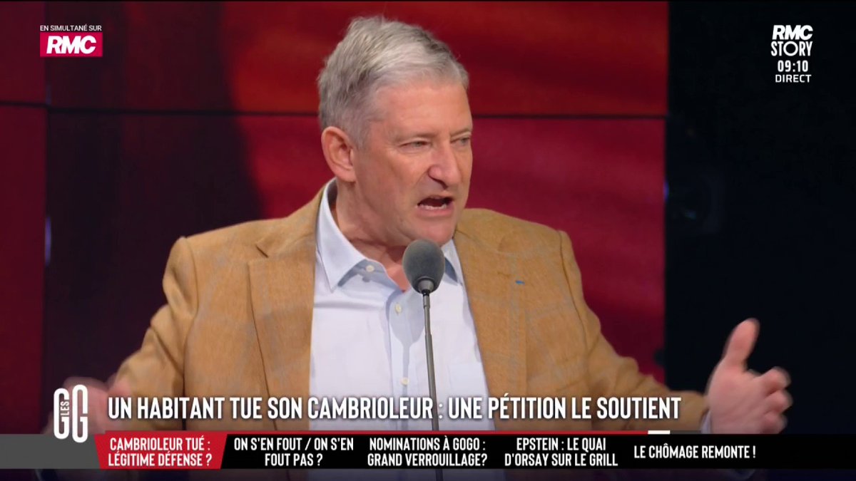 🚨 "Si on ne veut pas de problèmes, il ne faut pas cambrioler les gens !" 🗣️ Emmanuel de Villiers : "Comme les squatters qu'on devrait pouvoir expulser sans procédure, comme les policiers qu'on met en cause tout le temps... les principes de la légitime défense sont complètement fous."