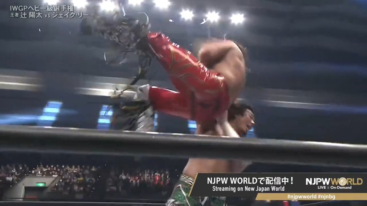 .Jake Lee "Knee lift → Choke slam" From the profile URL #NJPW #njpwworld #njnbg