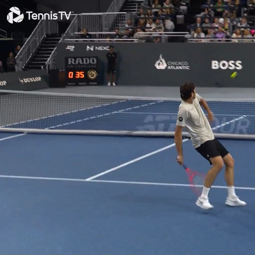 All the angles of Taylor Fritz's RIDICULOUS shot 🤯 #DALOpen