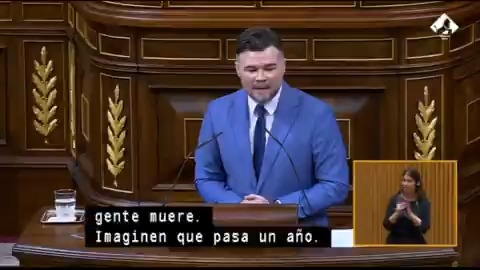 #EnDirecto | Rufián, sobre si Óscar Puente es como Mazón: "Imaginen que avisan a Puente de un accidente y pasa. Que desaparece 5 horas, que miente 14 veces sobre dónde estaba. Puente a las 3 horas estaba en rueda de prensa, Mazón iba por la tercera copa. No, no es como Mazón"