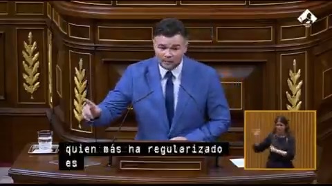 Rufián: “Mira que si vas por según qué barrios de Madrid eso parece Caracas por el acento. Pero ahí no hay gran reemplazo. ¿Por qué? Porque ustedes realmente no odian a los migrantes, odian a los migrantes pobres”