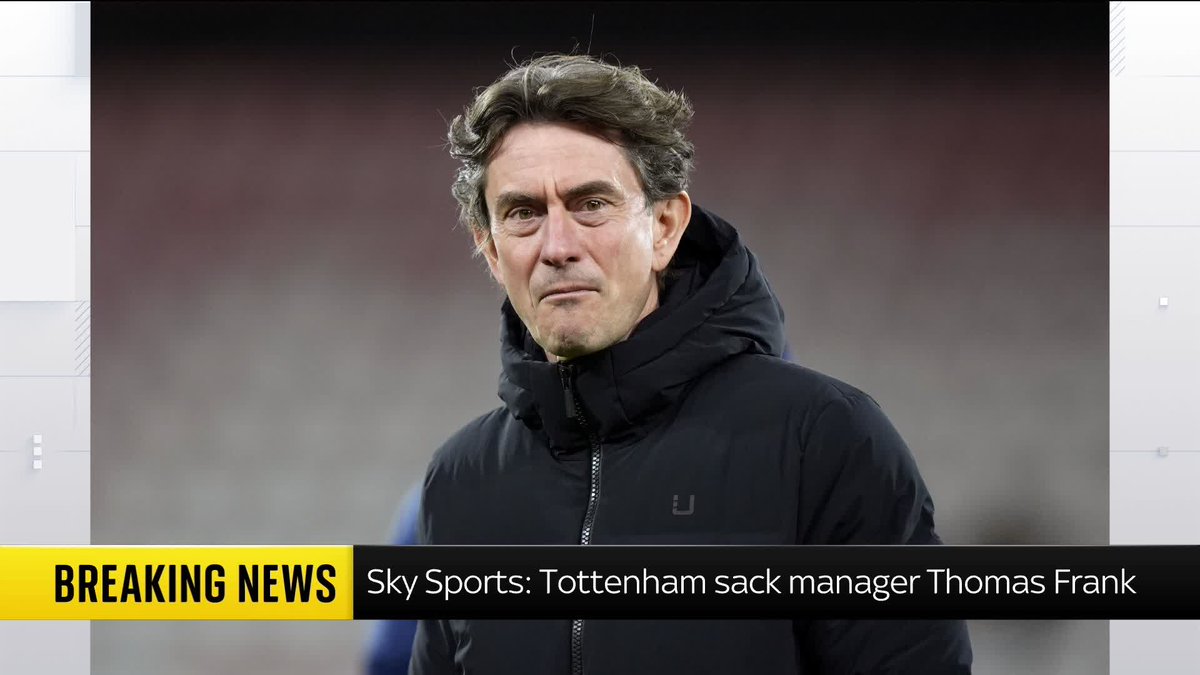 BREAKING: Tottenham boss Thomas Frank has been sacked, Sky Sports News understands. Sky's sports correspondent Rob Harris has the latest