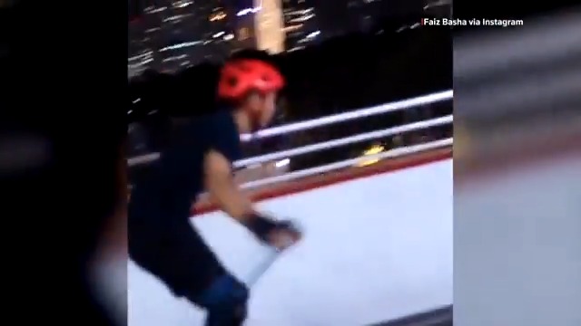 Singaporean Faiz Basha is the first competitor to represent his country in a snow sport at the Olympic Winter Games, debuting in giant slalom after training on roller skates during military service