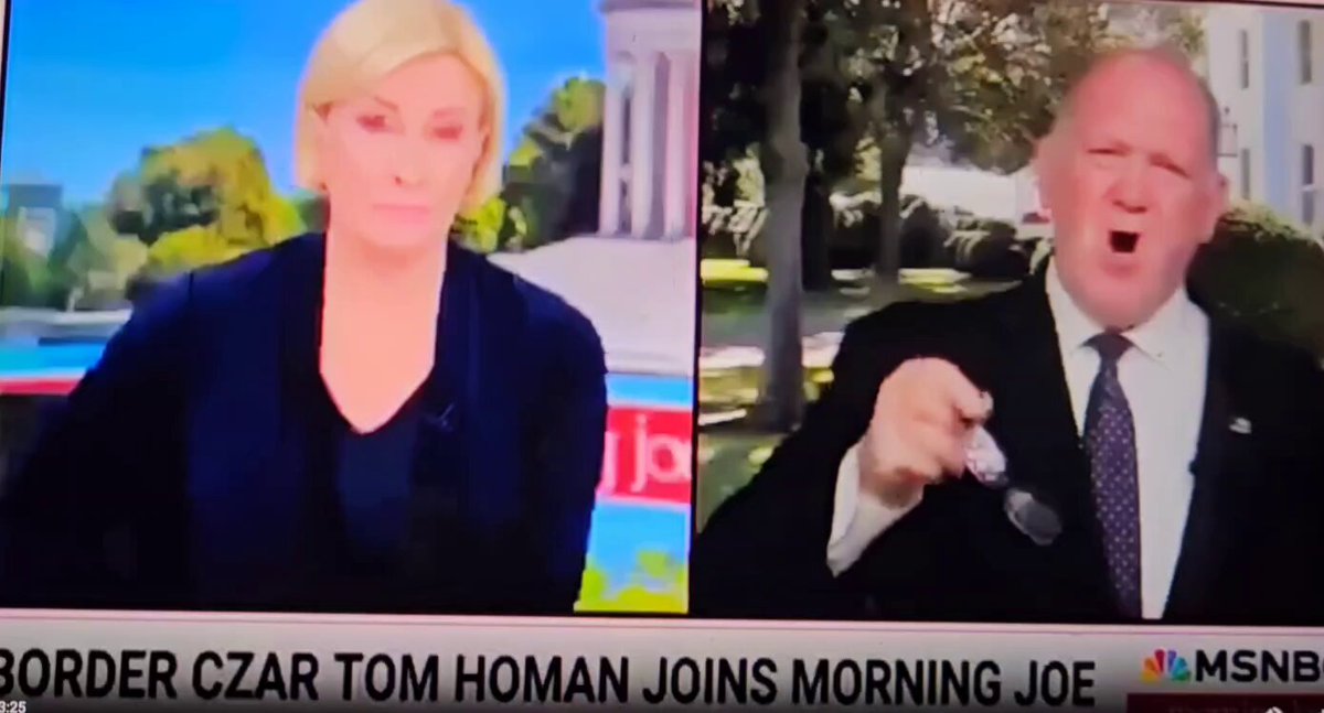 🚨Tom Homan absolutely OBLITERATED Mika on Morning Joe by naming illegal aliens who they arrested to make the streets safer! The MSM couldn't care less about the victims of illegal aliens' crimes!👇