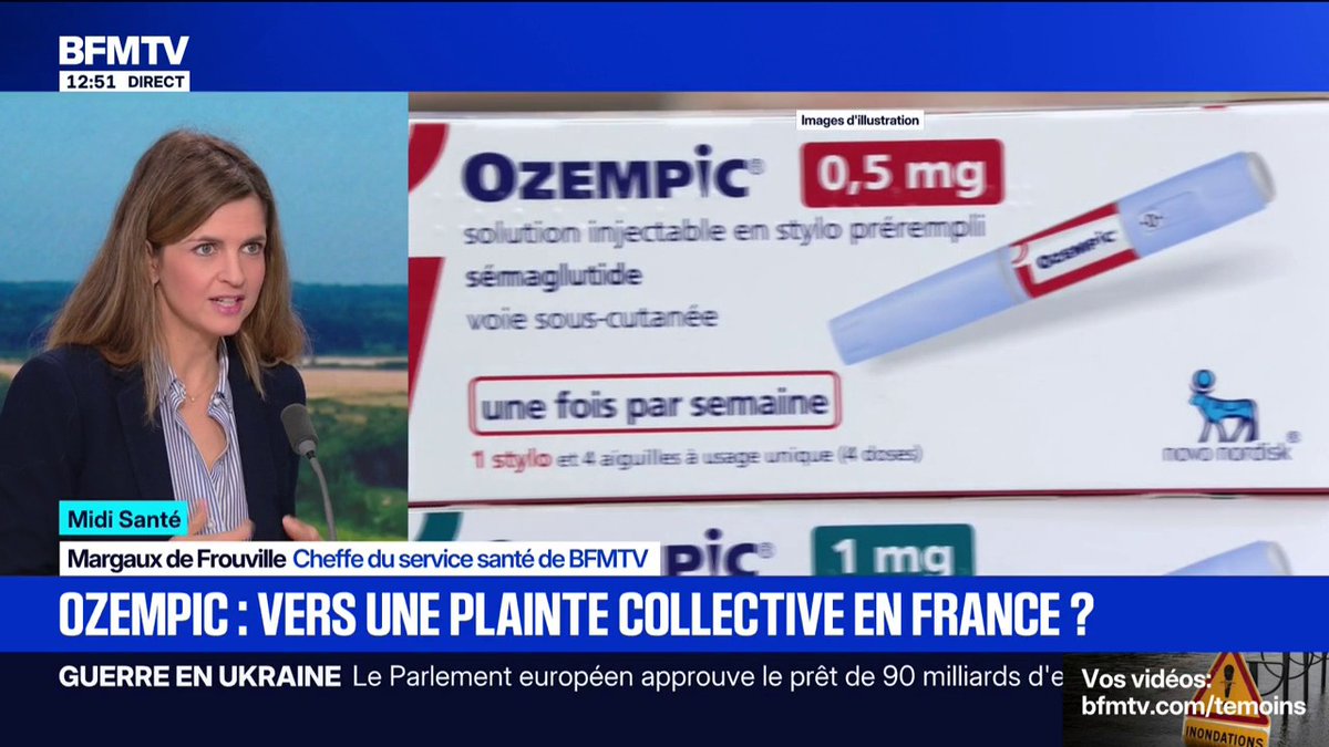 Bientôt une plainte collective de patients victimes de l'Ozempic en France?