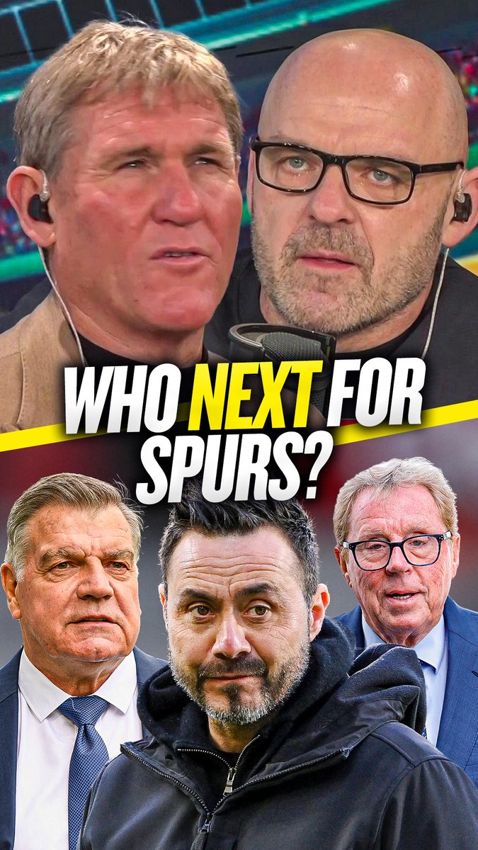 ✅ Simon: "De Zerbi... have some fun with him!" 😳 Danny: "I'd be going experience... I was thinking Sam Allardyce!" Simon Jordan reacts to De Zerbi to #THFC reports, while Danny Murphy suggests some shock names! 👀