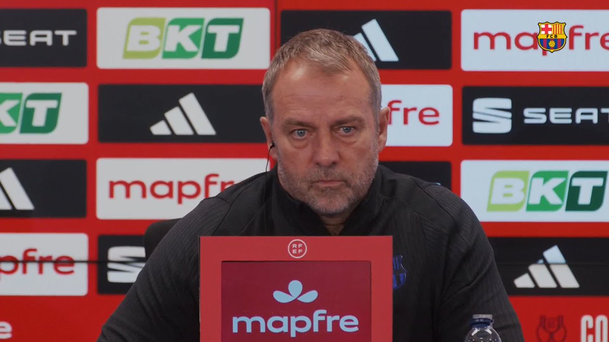 🎙️ Hansi Flick: ❝I'm only focused on our upcoming match. We will give our best tomorrow❞
