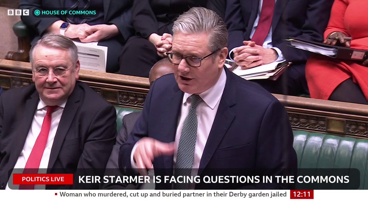 “Does he ever look in the mirror and consider the real issue is staring him in the face?” asks Conservative leader Kemi Badenoch “I’m fighting to change our country”, replies Keir Starmer #PMQs: