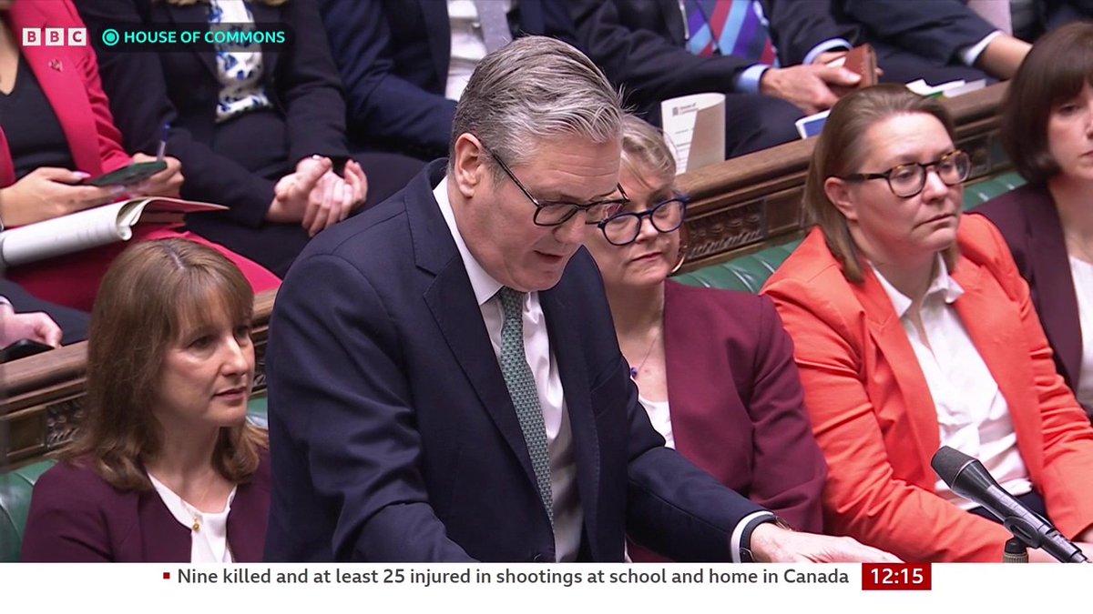 Appointing two paedophile supporters shows a “catastrophic lack of judgement”, Lib Dem leader Ed Davey says He should take "accountability" for "what he's inflicted on this country" after supporting austerity in coalition, Keir Starmer responds #PMQs: