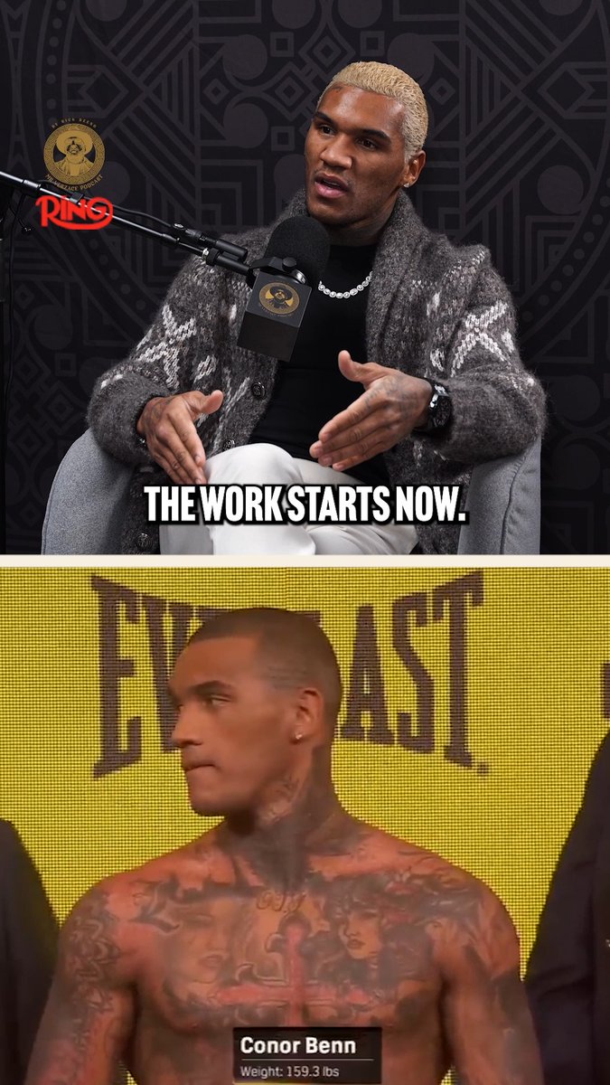 Conor Benn discusses his discipline in getting his weight down, as he looks to return to welterweight (147 lbs) after his two fights with Chris Eubank Jr took place at middleweight (160 lbs) ⚖️ Stream the latest episode of Mr. Verzace Podcast 🎙️ 📱 Apple Podcast: 🎧 Spotify: 📺 YouTube:
