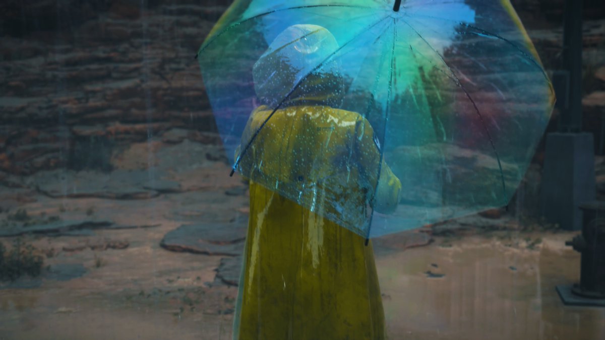 小島秀夫 Raindrops are falling on my head ☔️💃
