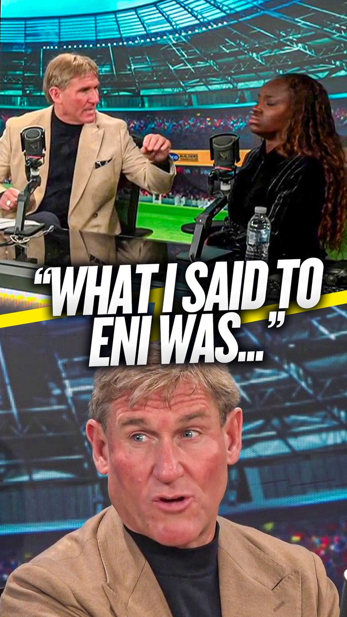 🗣️ "What I said to Eni in the break was..." Simon Jordan reveals what he told Eni Aluko during heated off-air exchange that was caught on camera! 🔥